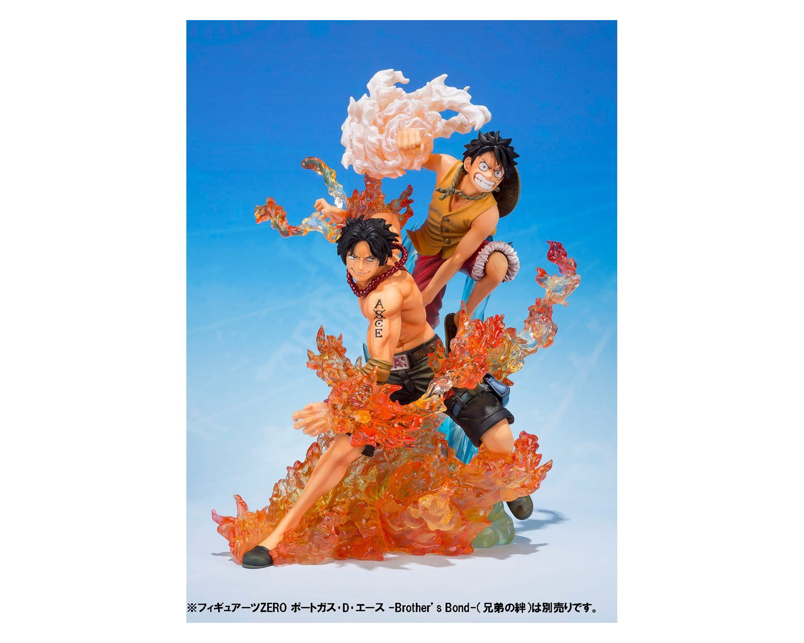 Foto 5 pulgar | Figura Bandai Figuarts Zero One Piece Monkey D Luffy Brothers Bond