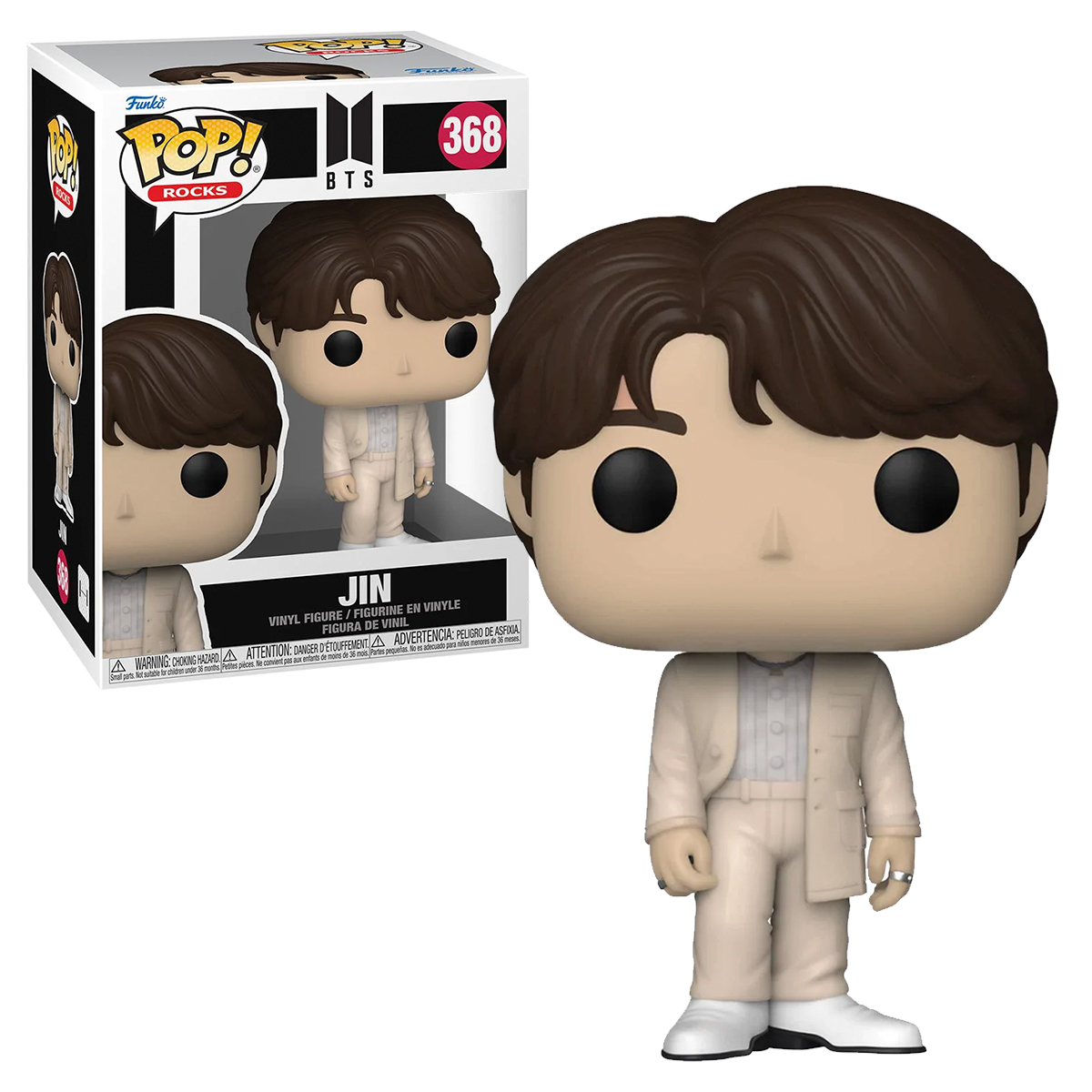 Foto 4 pulgar | Figura Funko Pop Jin 368 Bts Proof K Pop Kim Seok Jin