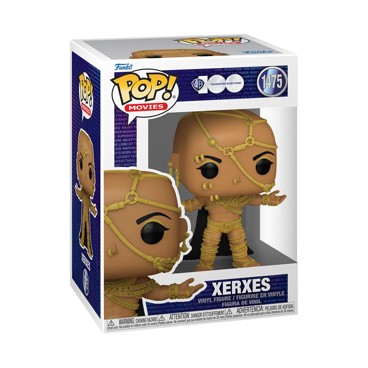 Foto 3 pulgar | Figura Funko Pop Xerxes 1475 Película 300 Aniversario 100 Años Warner Bros