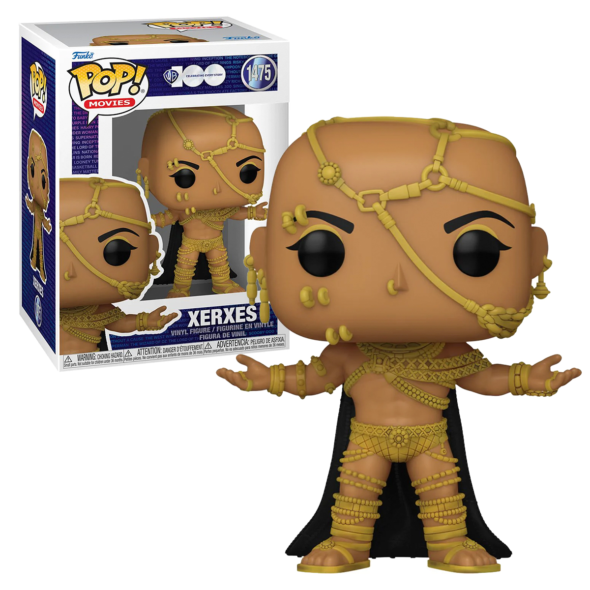 Foto 4 pulgar | Figura Funko Pop Xerxes 1475 Película 300 Aniversario 100 Años Warner Bros