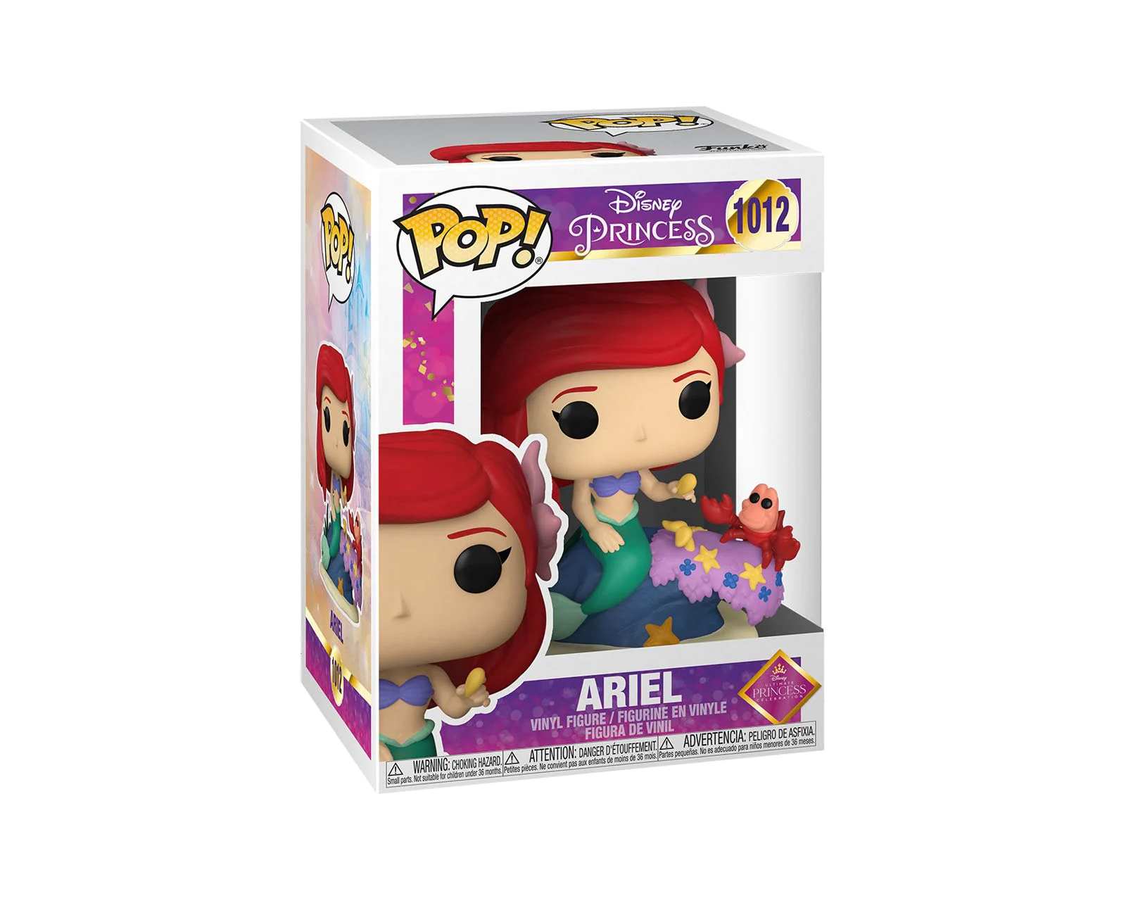 Foto 3 pulgar | Funko Pop Disney Princess Ariel 1012