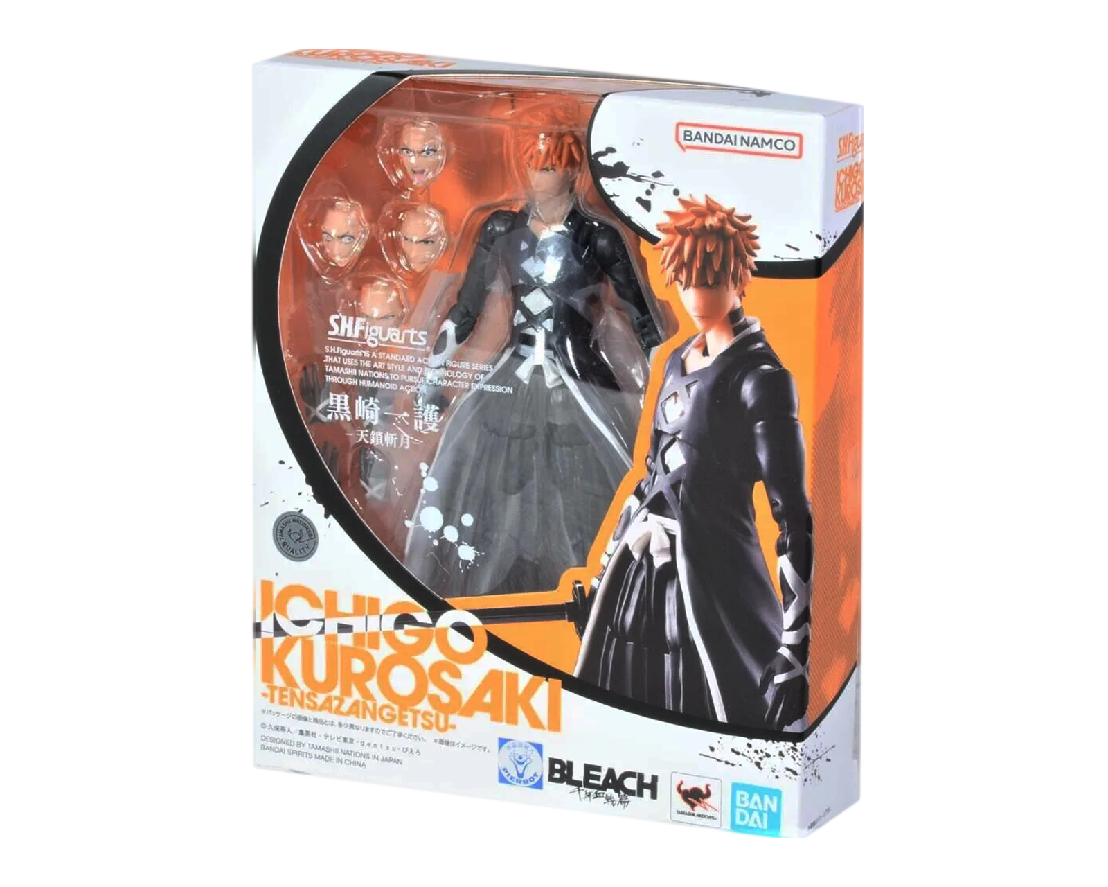 Foto 5 pulgar | Bandai Sh Figuarts Ichigo Kurosaki Tensazangetsu Bleach