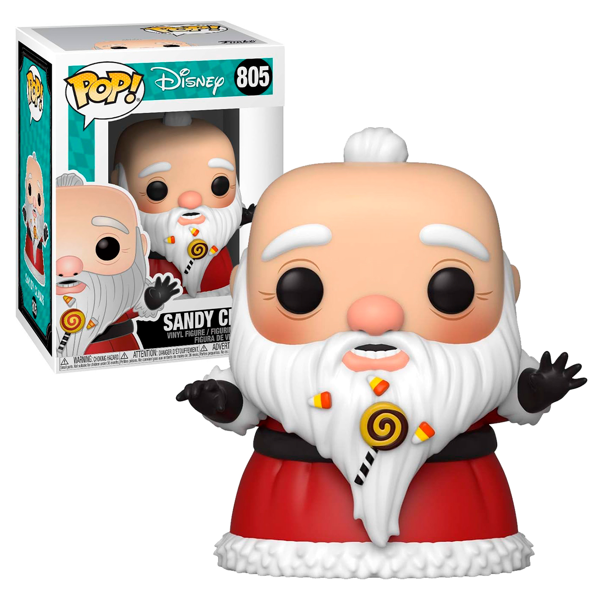 Foto 4 pulgar | Sandy Claws 805 El Extraño Mundo De Jack Funko Pop