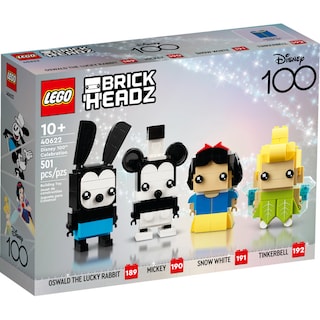Foto 1 | Lego - 40622 Brick Headz Celebracion 100 Aniversario Disney 501 Pzas