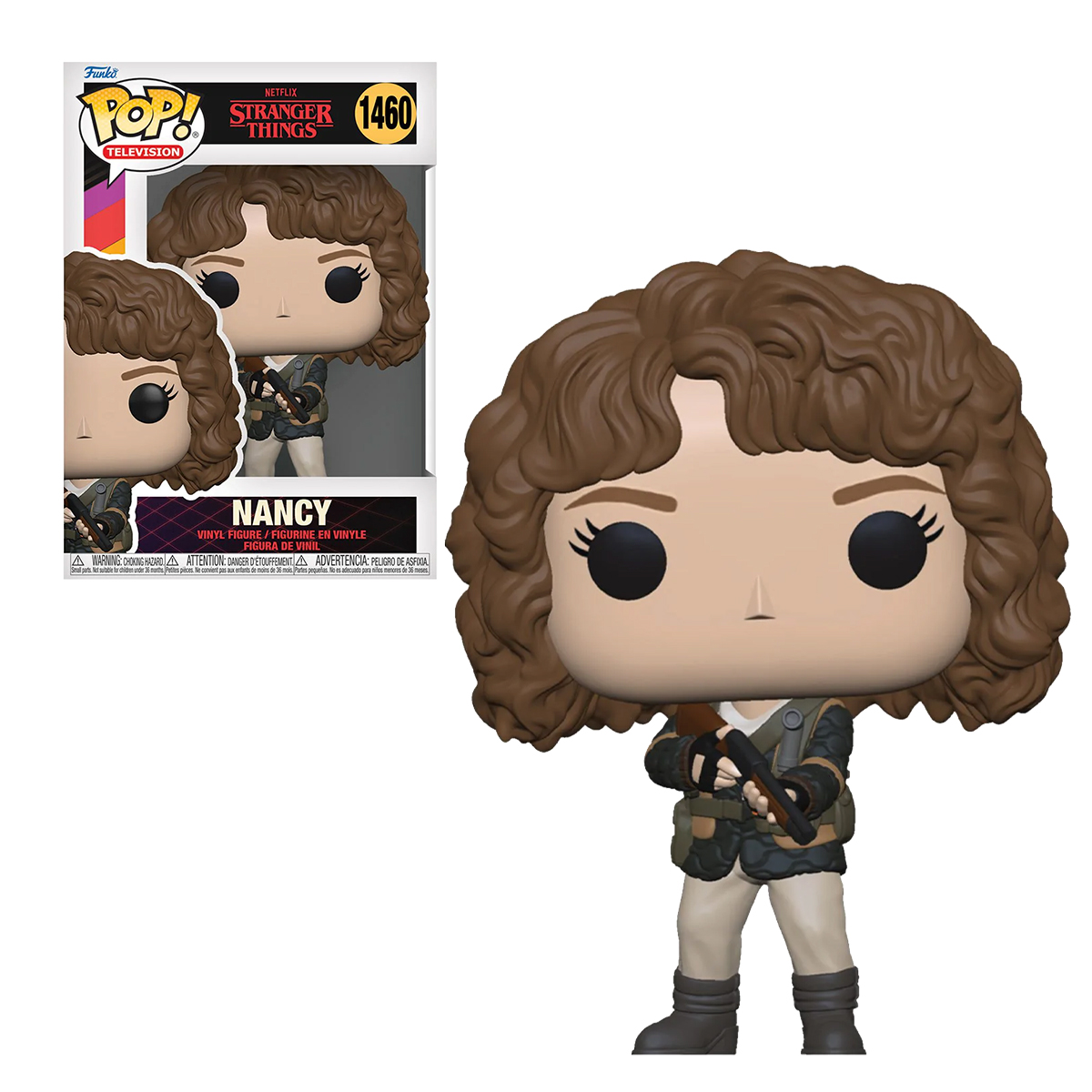 Foto 4 pulgar | Funko Pop Nancy Con Escopeta 1460 Stranger Things Netflix