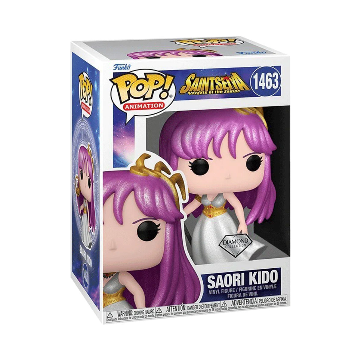 Foto 3 pulgar | Funko Pop Saori Kido 1463 Edicion Diamante Los Caballeros Del Zodiaco