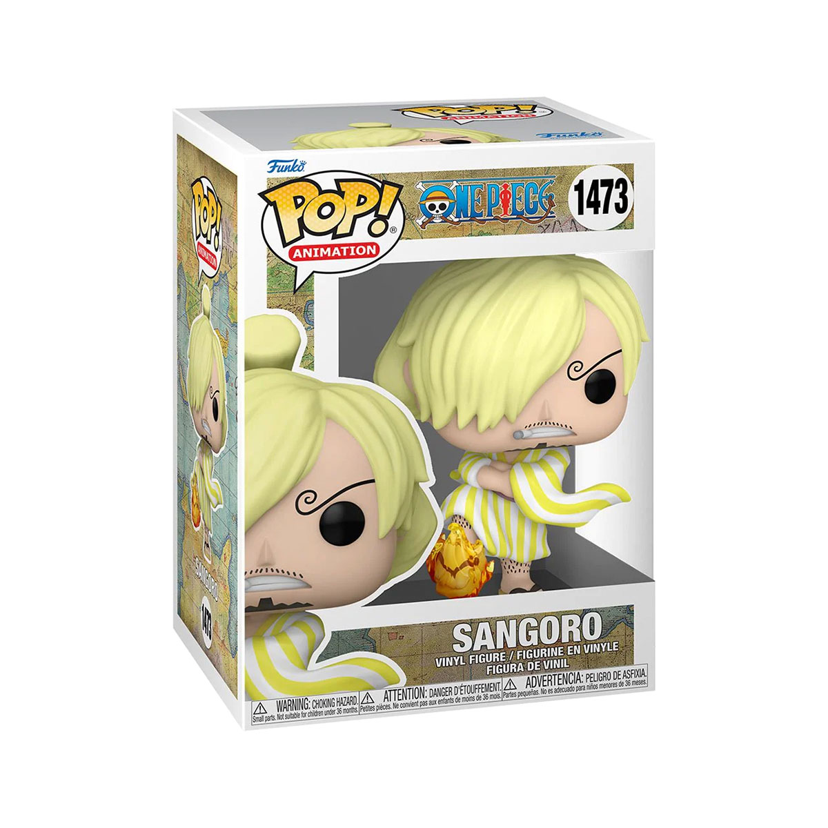 Foto 3 pulgar | Funko Pop Sangoro Isla De Wano 1473 One Piece Anime