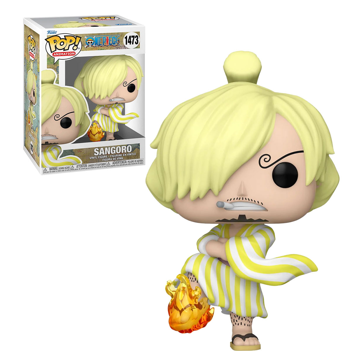 Foto 4 pulgar | Funko Pop Sangoro Isla De Wano 1473 One Piece Anime