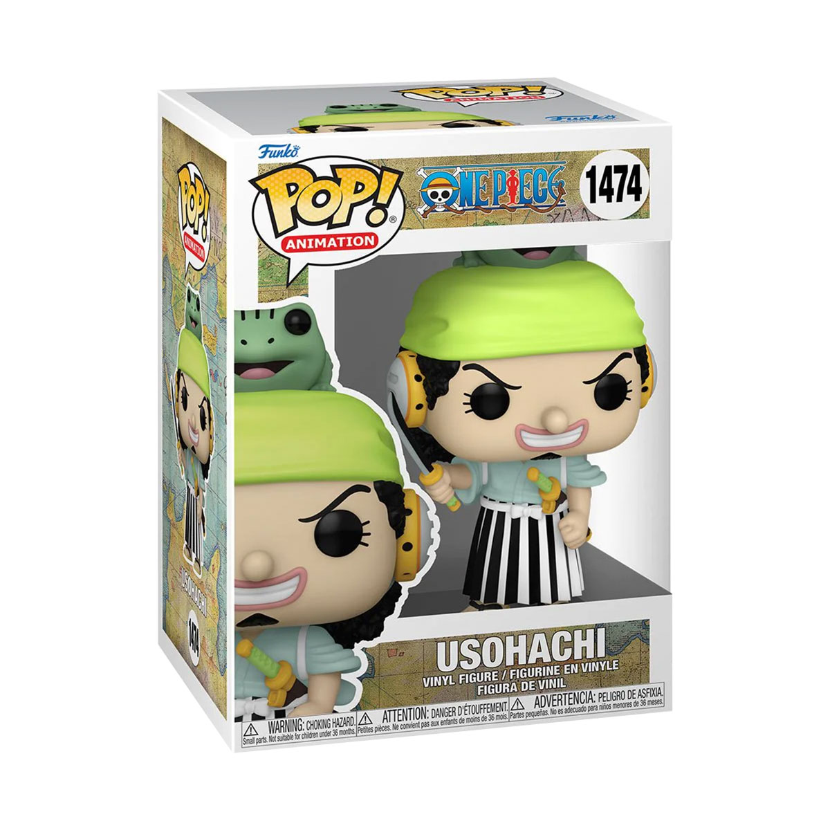 Foto 3 pulgar | Funko Pop Usohachi Isla De Wano 1474 One Piece Anime