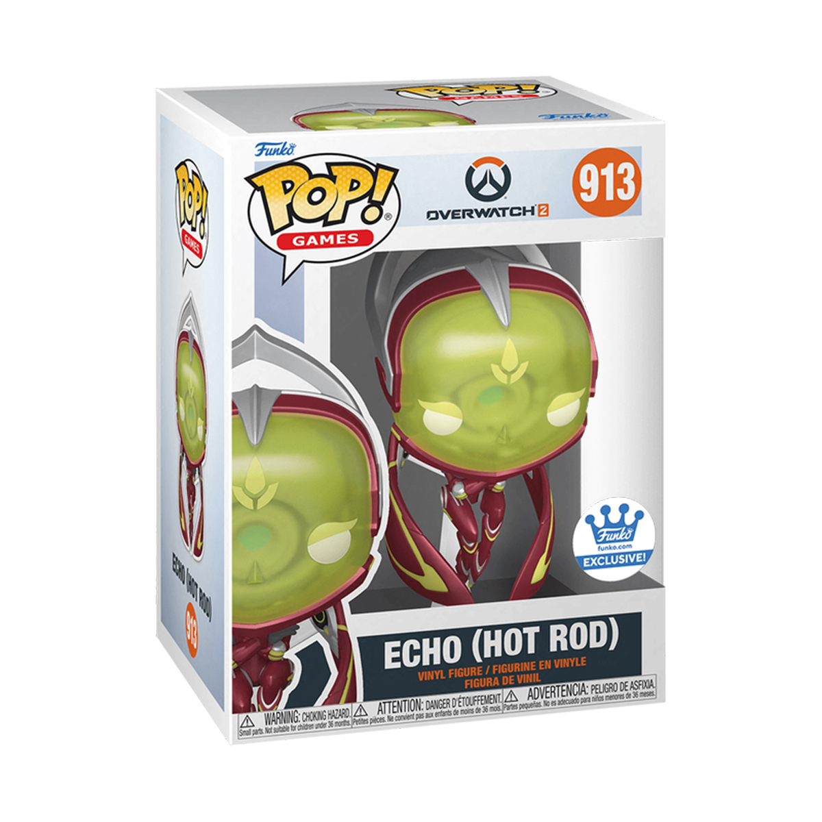 Foto 3 pulgar | Funko Pop Echo Hot Rod 913 Overwatch 2 Videojuego