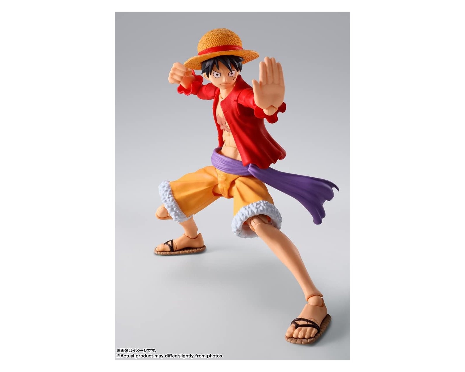 Foto 3 pulgar | Figura Bandai Sh Figuarts One Piece Monkey D Luffy Raid Onigashima