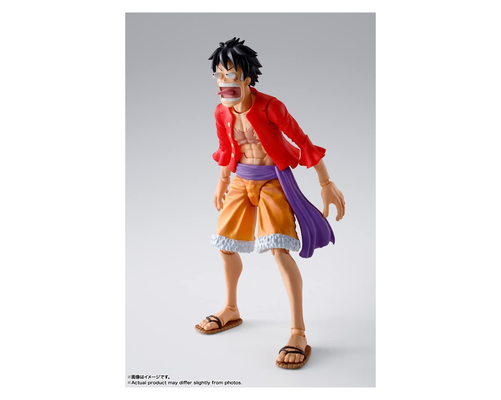 Foto 5 pulgar | Figura Bandai Sh Figuarts One Piece Monkey D Luffy Raid Onigashima