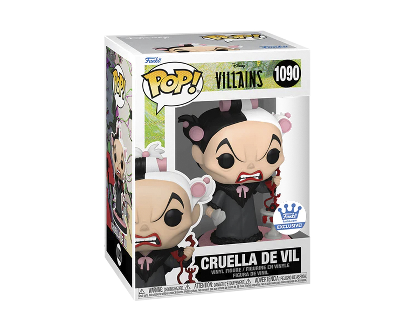 Foto 3 pulgar | Funko Pop Disney Villains - Cruella De Vil 1090 Exclusive