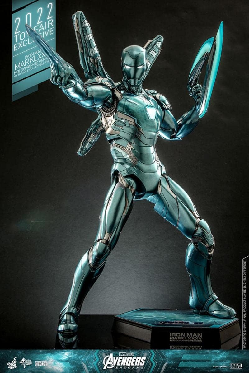 Foto 2 | Figura Iron Man Mark LXXXV Versión Holográfica Marvel Avengers: Endgame Hot Toys 1:6 de Escala