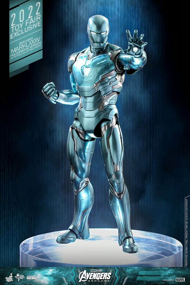 Foto 5 | Figura Iron Man Mark LXXXV Versión Holográfica Marvel Avengers: Endgame Hot Toys 1:6 de Escala