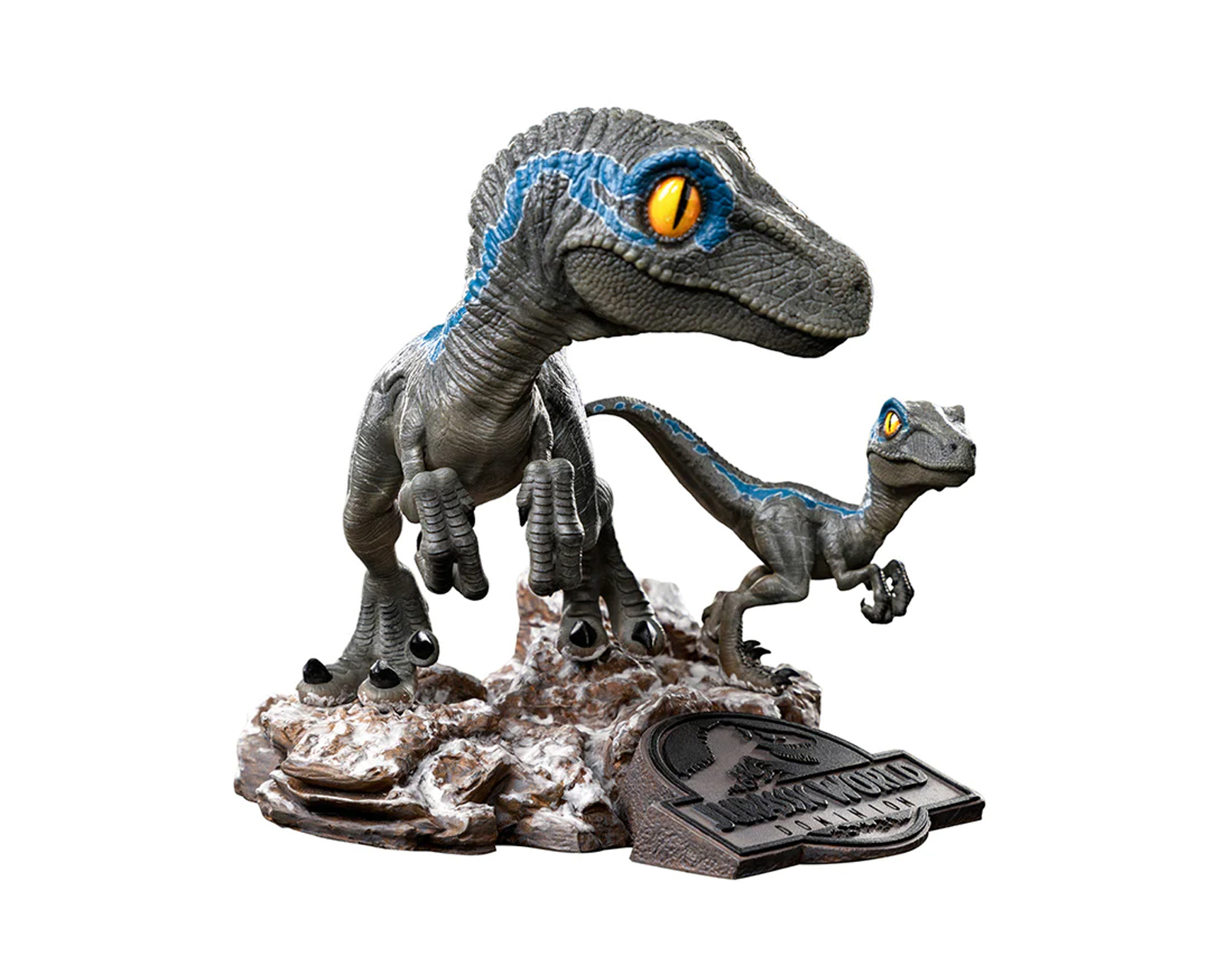 Foto 2 pulgar | Figura Iron Studios Minico Jurassic Dominion - Blue y Beta