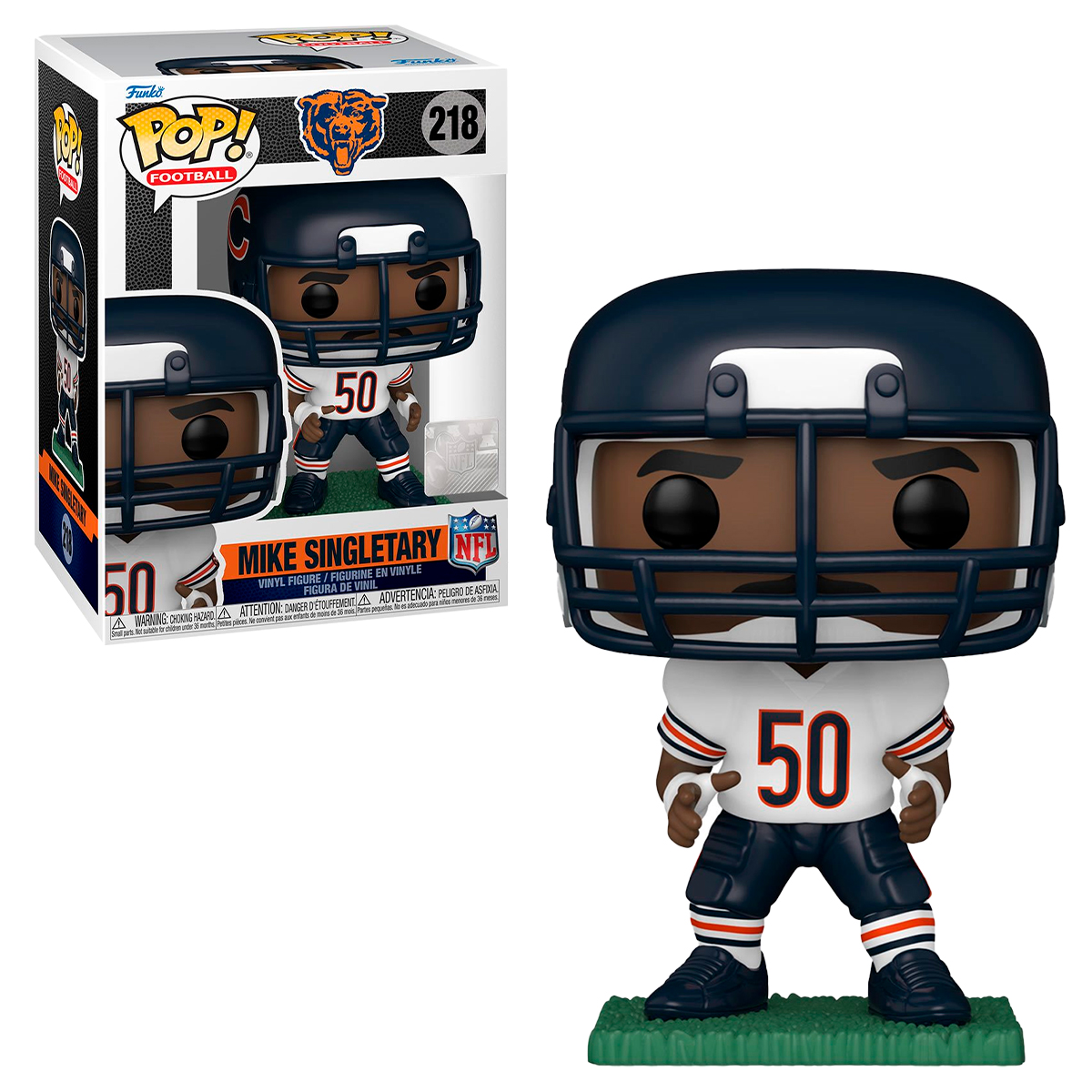 Foto 4 pulgar | Funko Pop Mike Singletary 218 Chicago Bears Nfl Legends