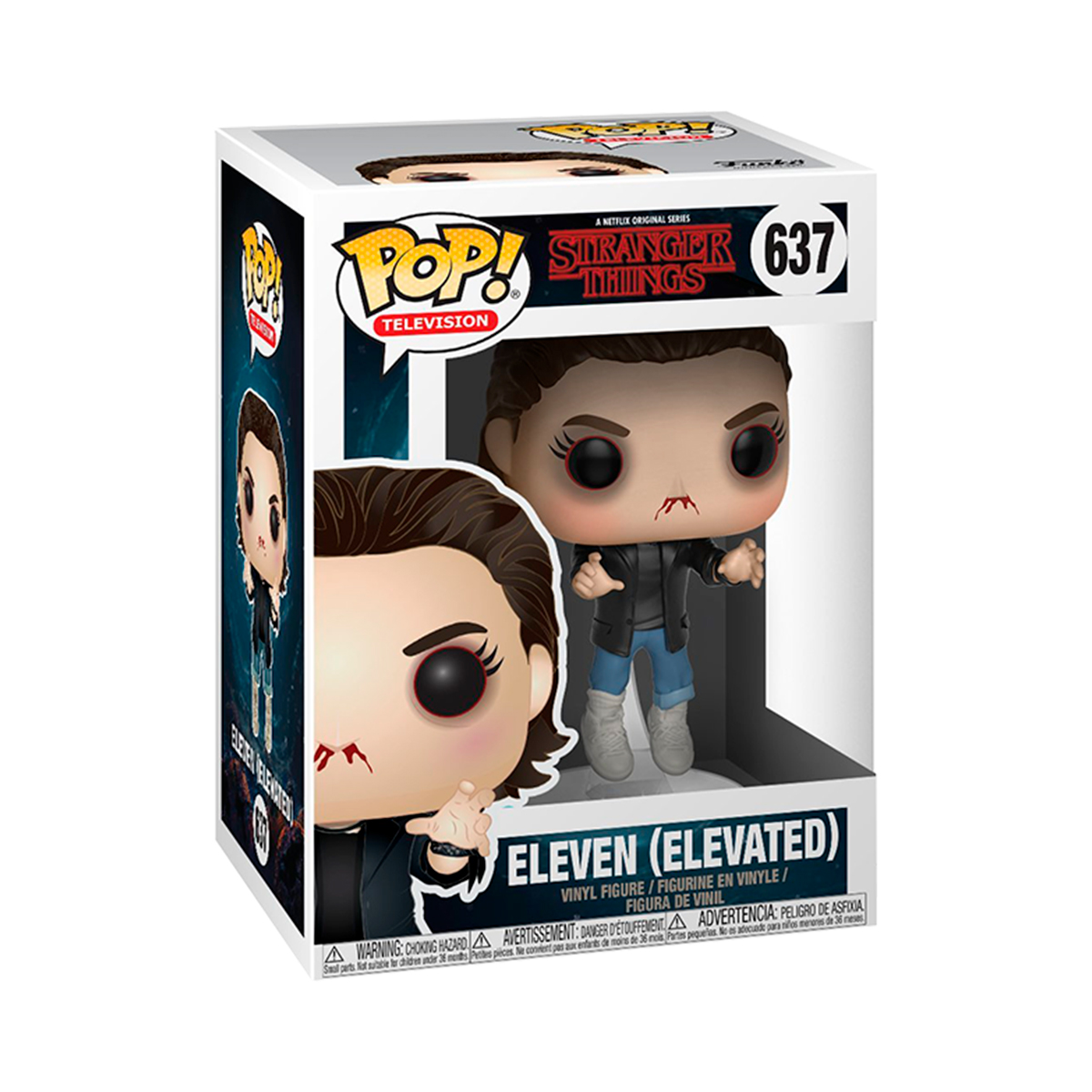 Foto 3 pulgar | Funko Pop Eleven Elevada 637 Stranger Things Serie Netflix