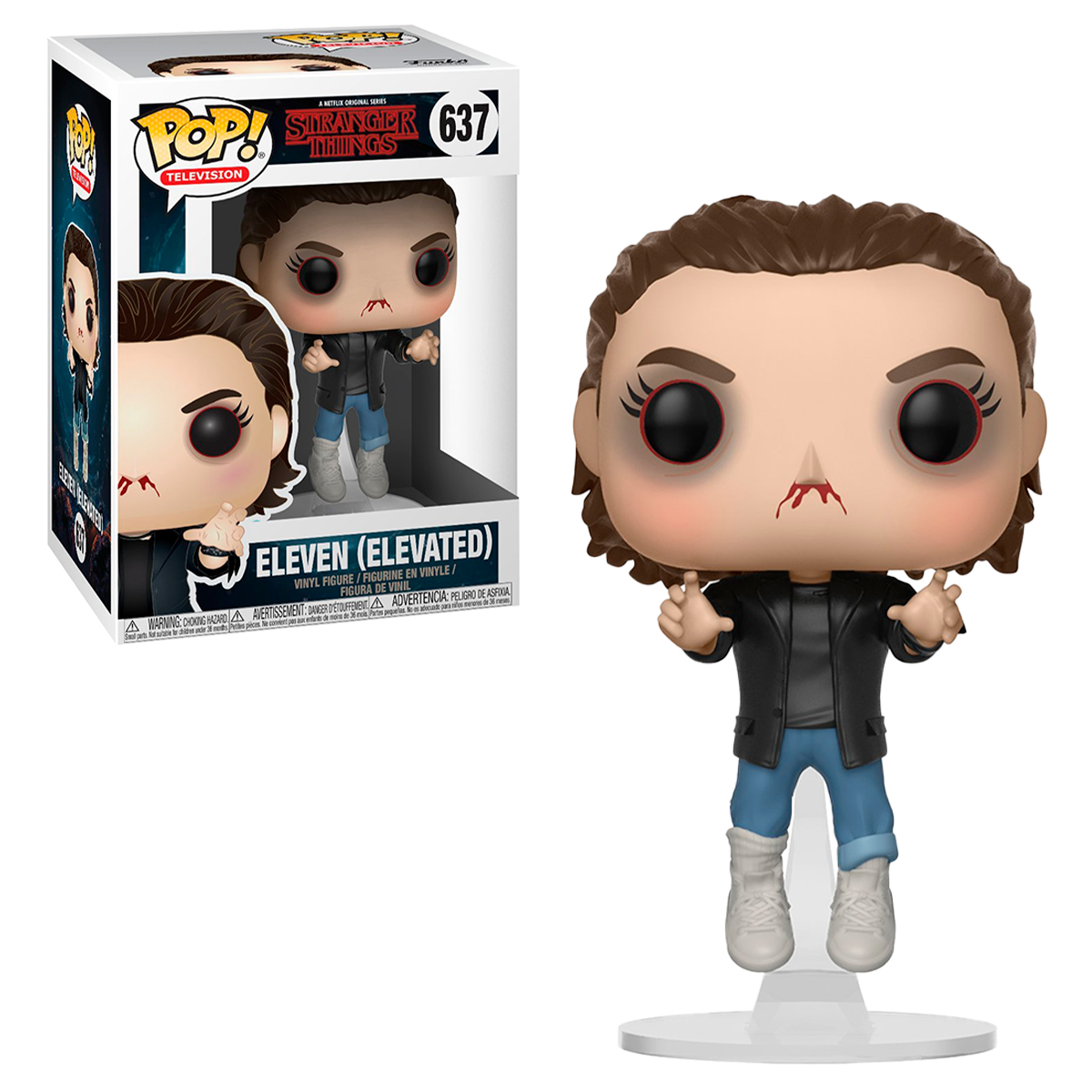 Foto 4 pulgar | Funko Pop Eleven Elevada 637 Stranger Things Serie Netflix