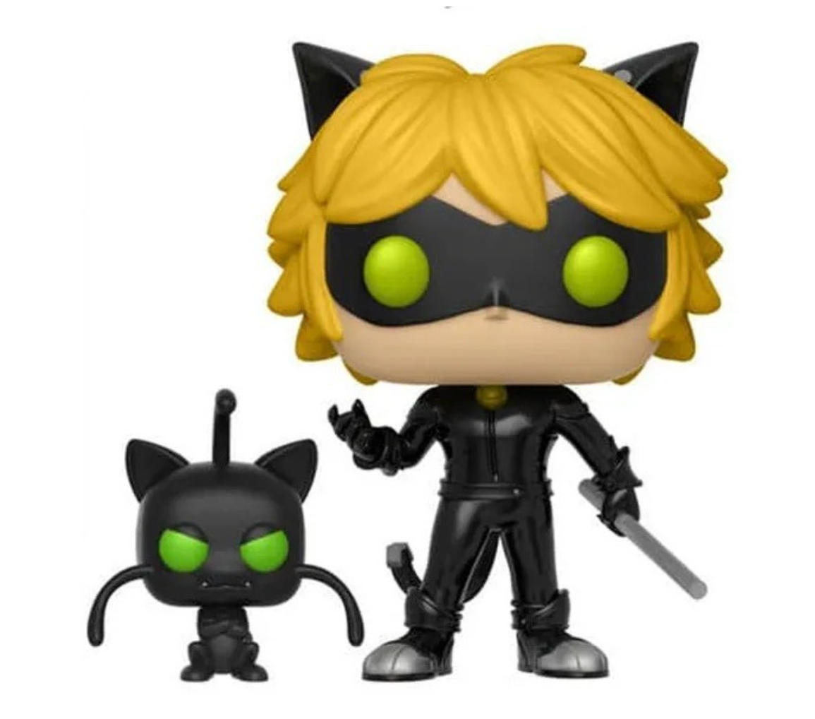 Funko Pop Miraculous Cat Noir con Plagg #360