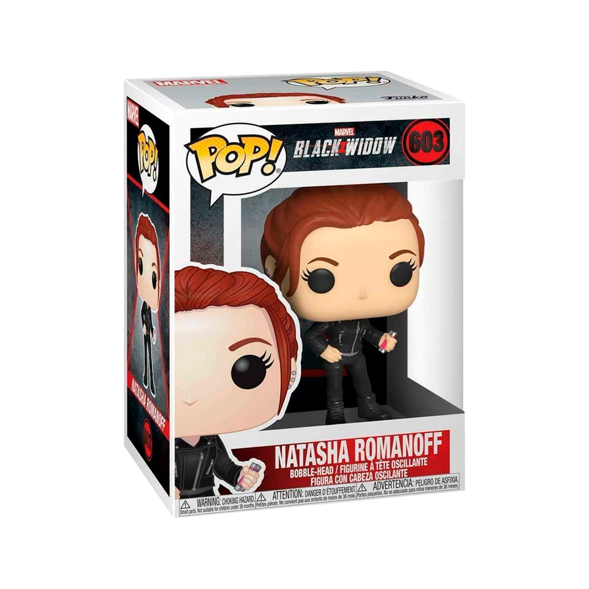 Foto 3 pulgar | Funko Pop Natasha Romanoff 603 Black Widow Marvel Studios