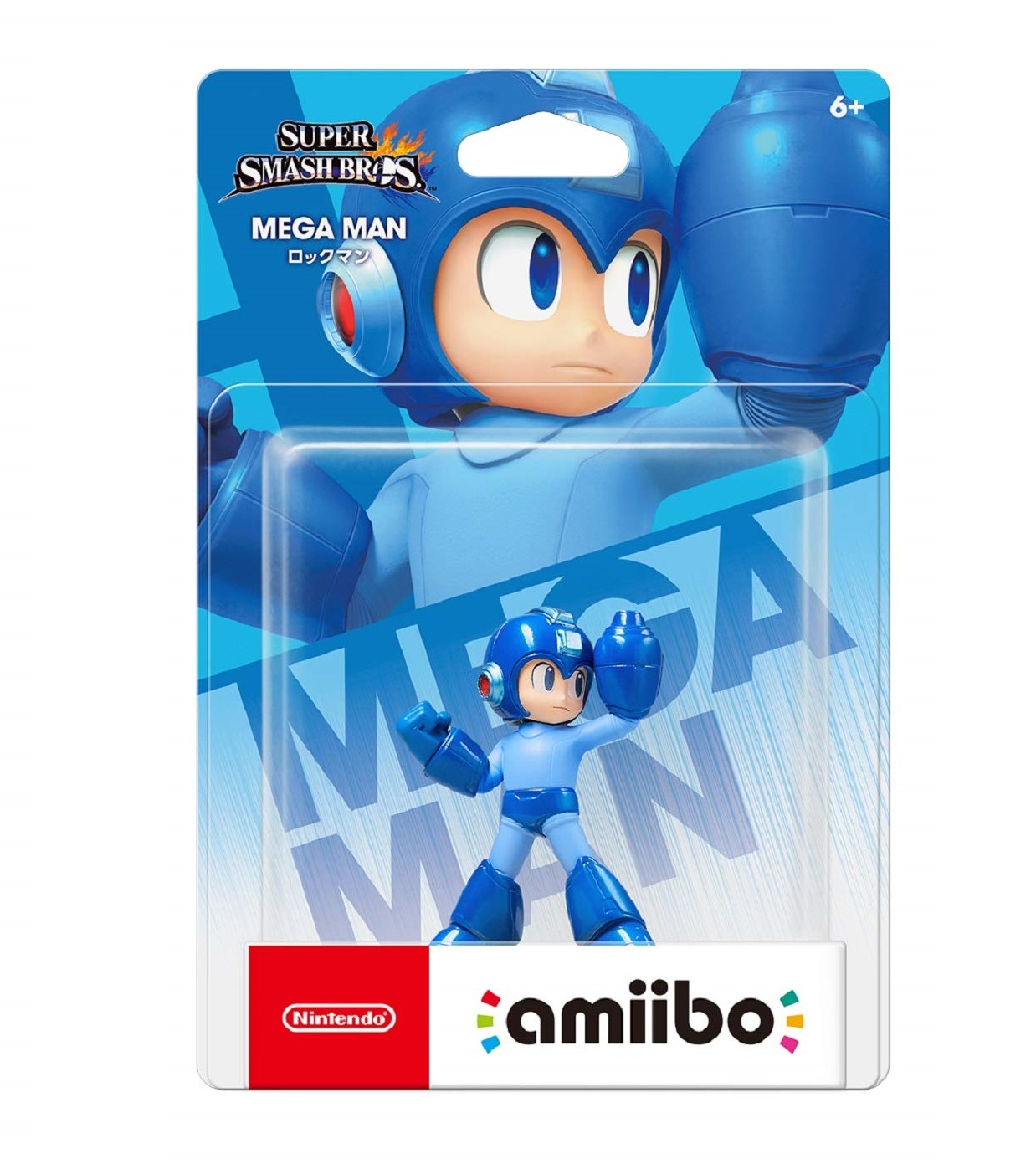 Foto 2 pulgar | Figura Amiibo Nintendo Megaman Super Smash Bros