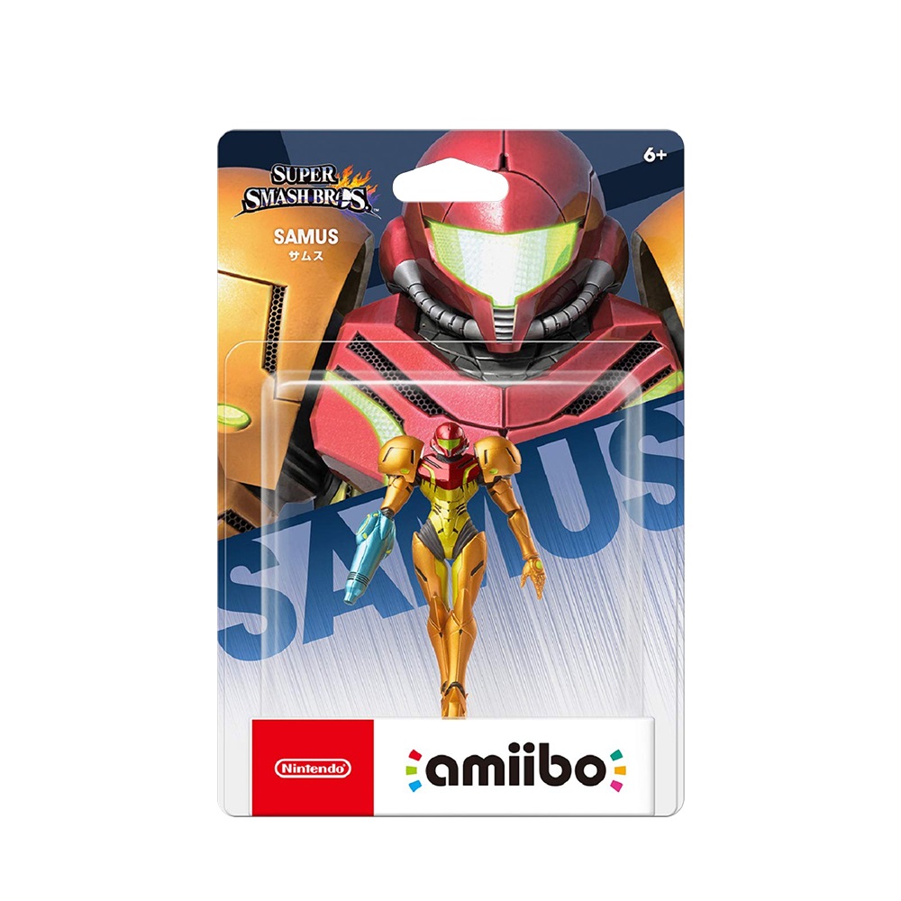 Foto 2 pulgar | Figura Amiibo Samus Metroid Super Smash Bros Nueva Versión