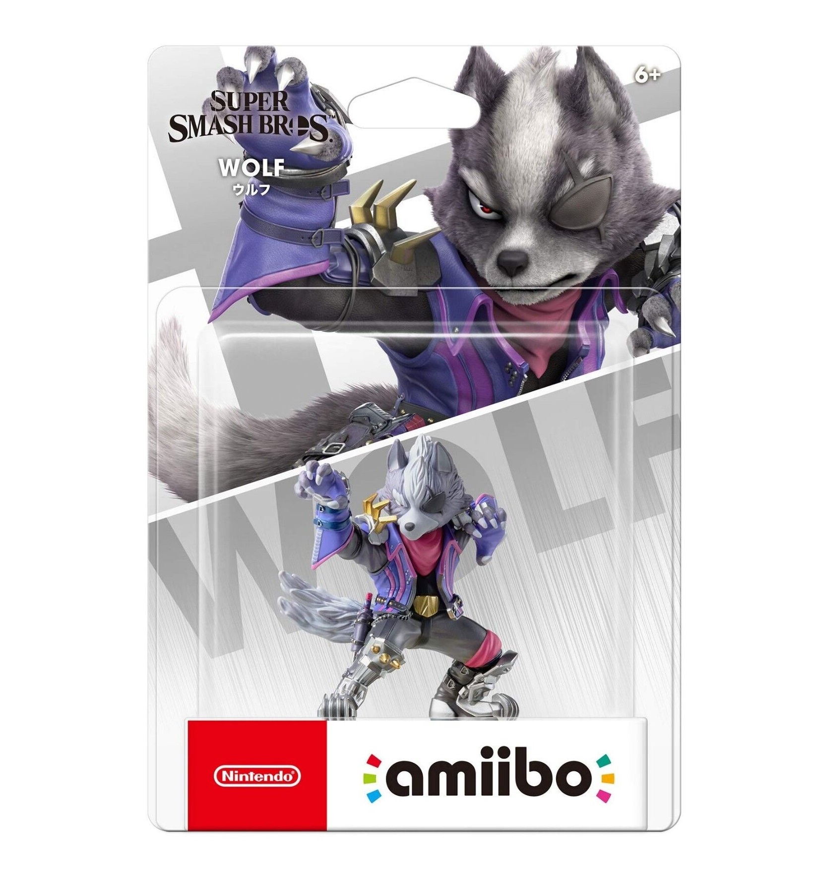 Foto 2 pulgar | Figura Amiibo Nintendo Super Smash Bros Wolf Starfox