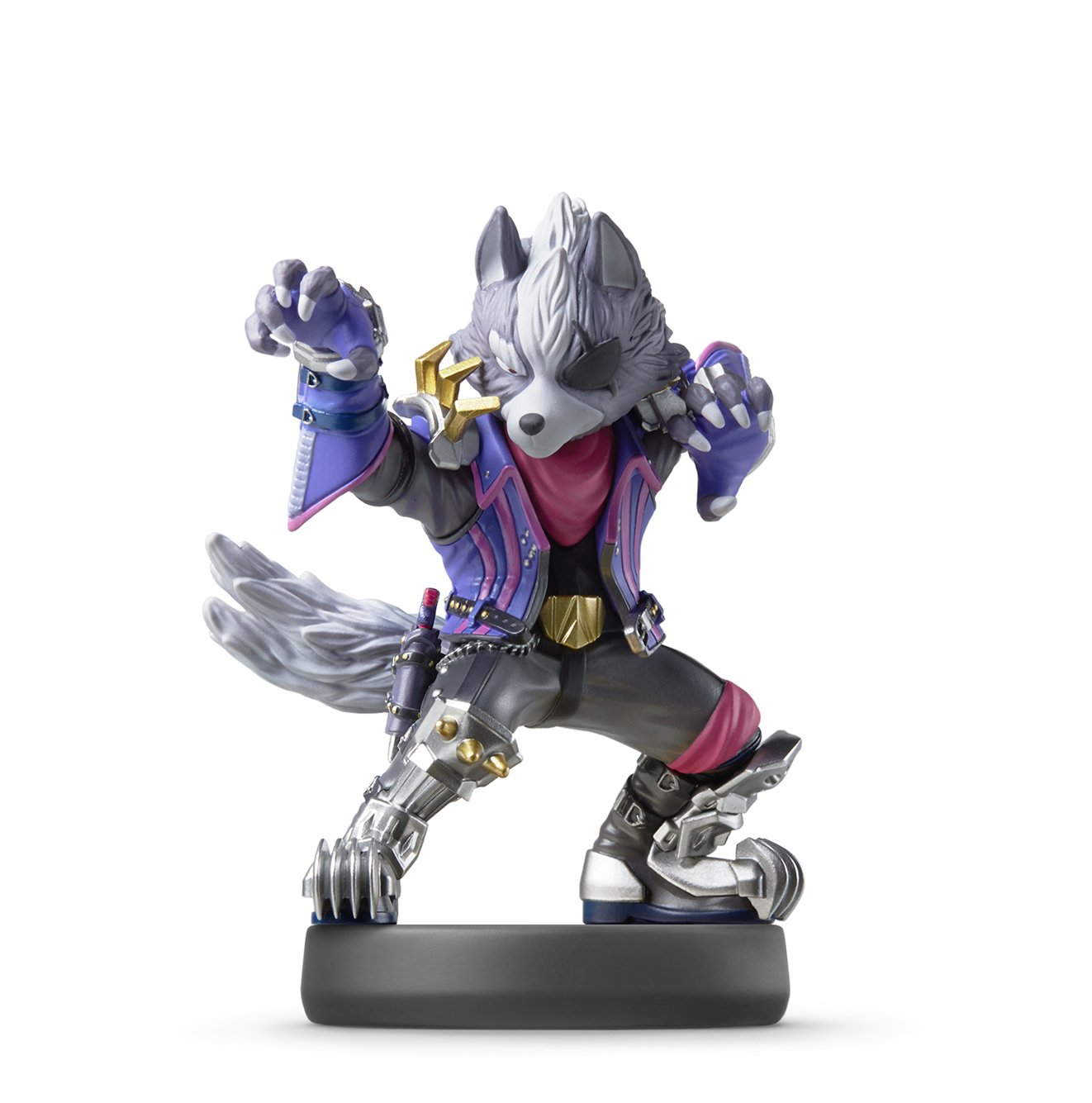 Foto 3 pulgar | Figura Amiibo Nintendo Super Smash Bros Wolf Starfox