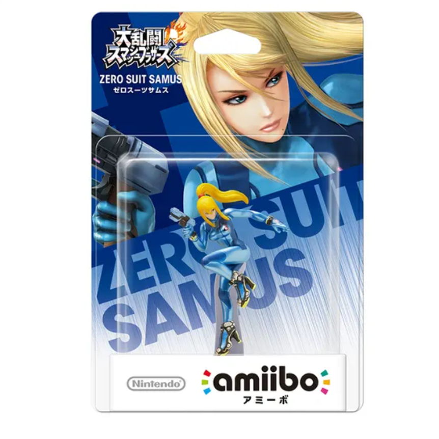 Foto 2 pulgar | Figura Amiibo Zero Suit Samus Metroid Super Smash Bros