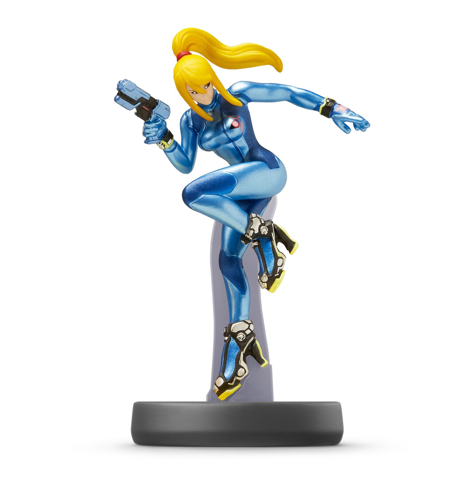 Foto 3 pulgar | Figura Amiibo Zero Suit Samus Metroid Super Smash Bros