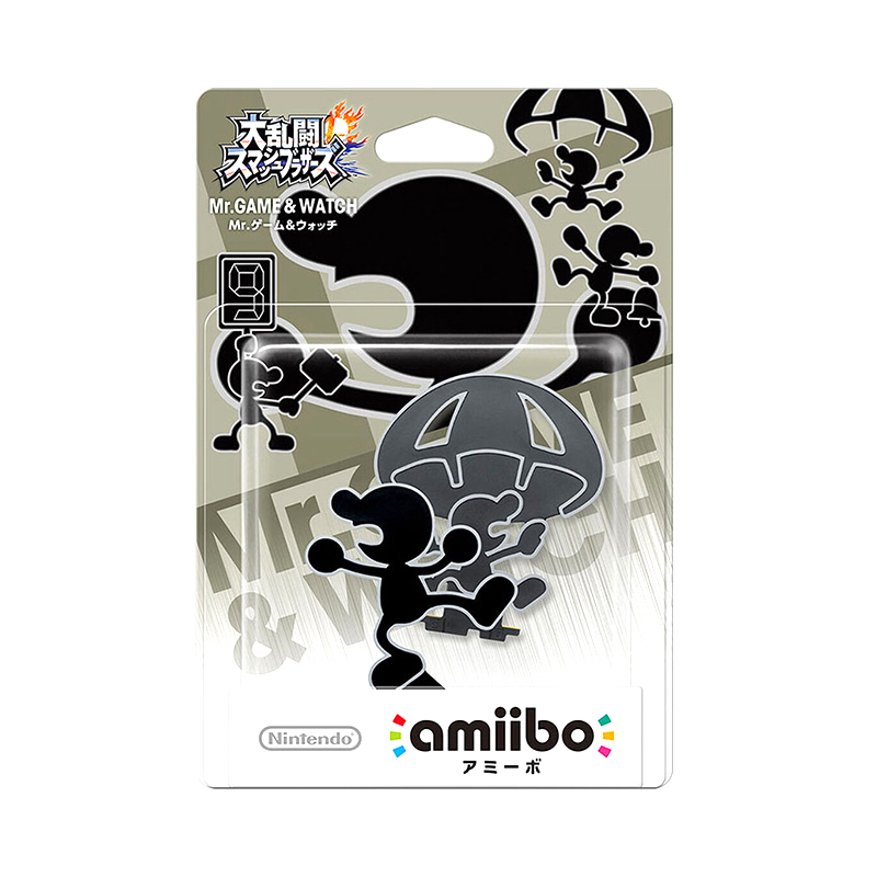 Figura Amiibo Nintendo Mr. Game & Watch Super Smash Bros