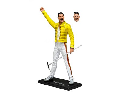 Foto 1 | Figura Neca Freddie Mercury Chaqueta Amarilla 7 Pulgadas