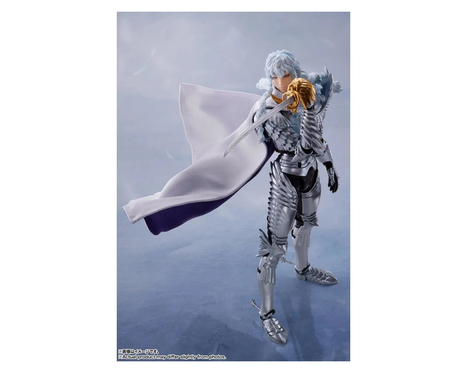 Foto 5 pulgar | Figura Bandai Sh Figuarts Berserk Griffith Hawk Of Light