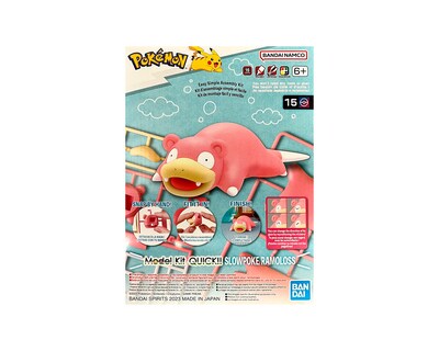 Foto 4 | Figura Bandai Pokémon Model Kit Quick Slowpoke