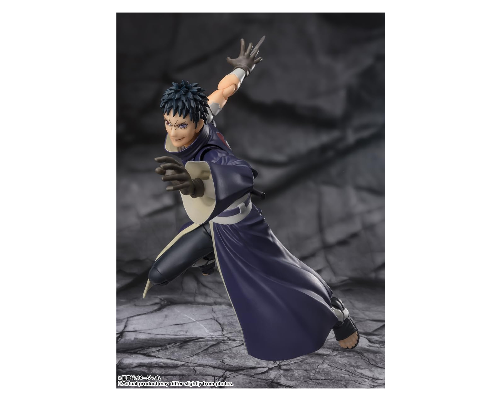 Foto 3 pulgar | Figura Bandai SH Figuarts Naruto Shippuden - Obito Uchiha Hollow