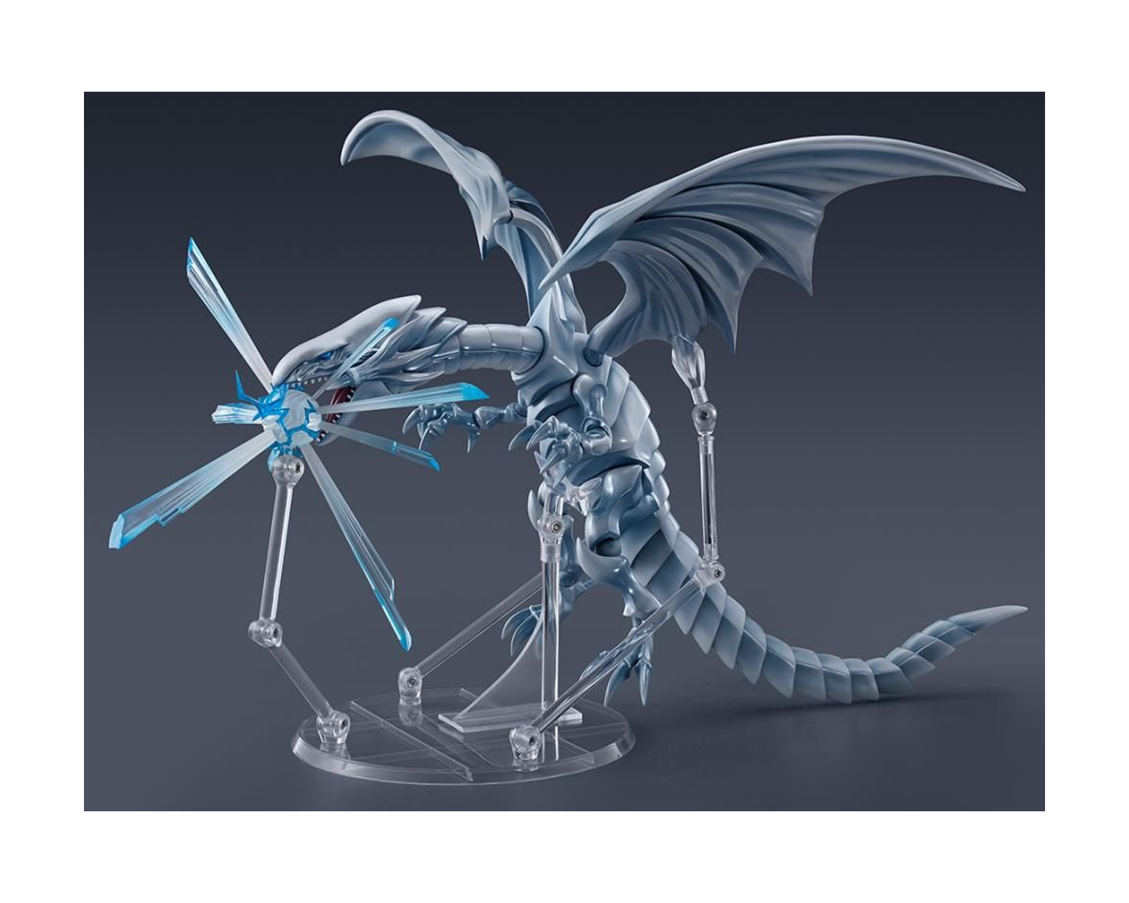 Foto 6 pulgar | Figura de Blue-Eyes White Dragon de Yu-Gi-Oh! en S.H. MonsterArts