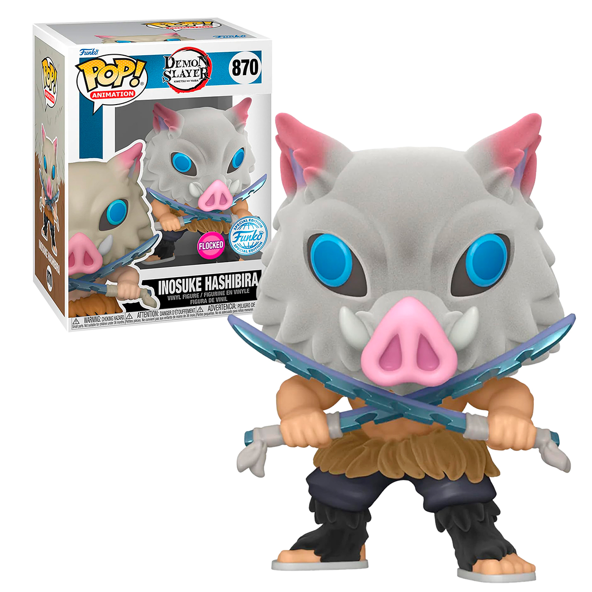 Foto 4 pulgar | Funko Inosuke Hashibira de Demon Slayer 870