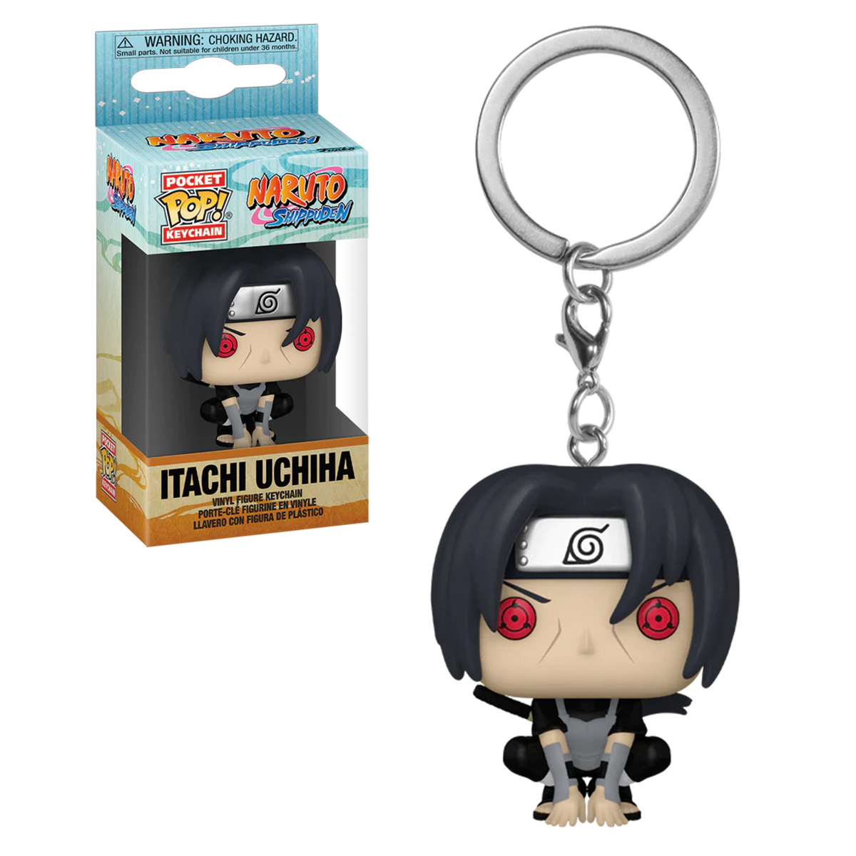 Foto 4 pulgar | Llavero Funko Itachi Uchiha de Naruto Shippuden