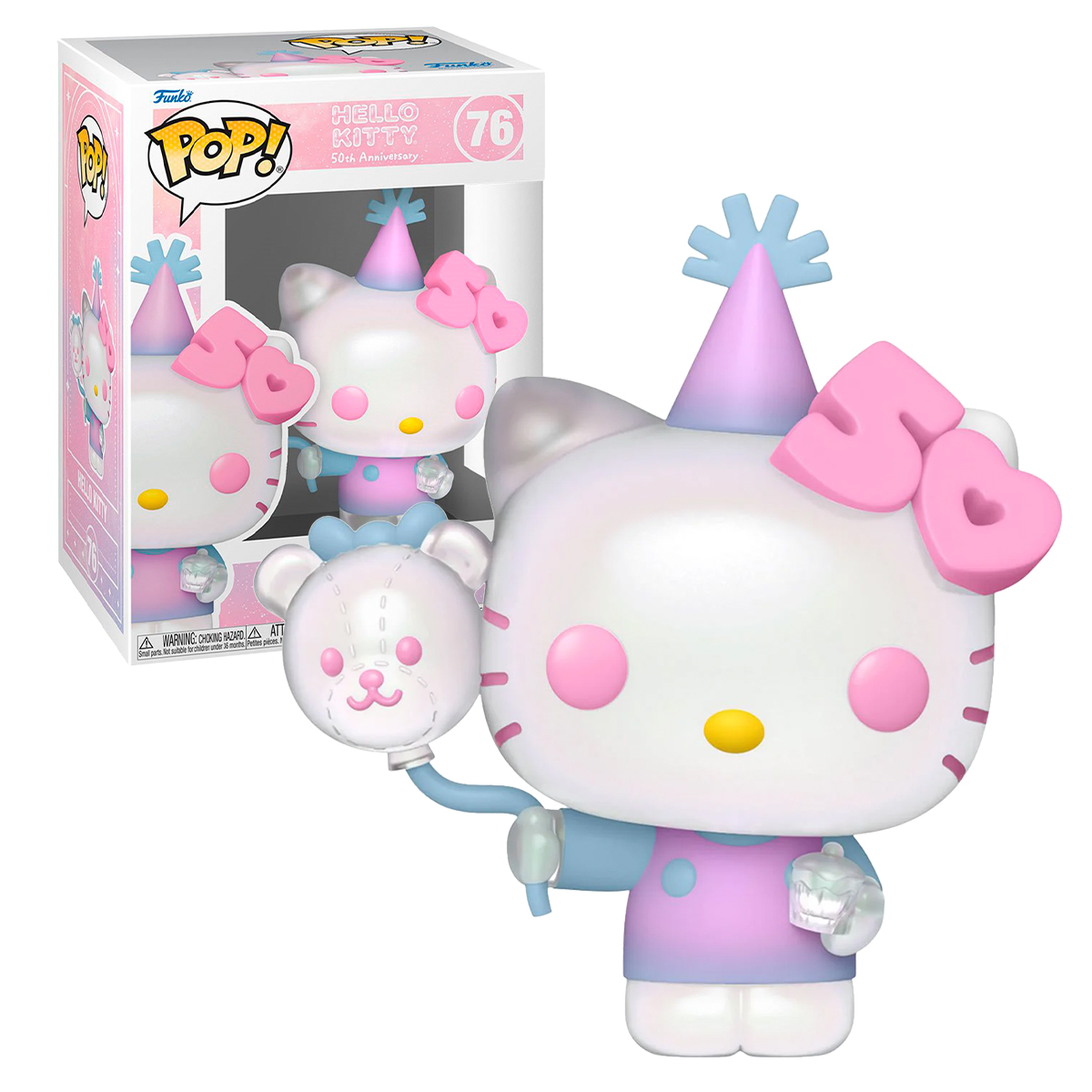 Foto 4 pulgar | Funko Pop Hello Kitty con Globo Sanrio 50 Aniversario