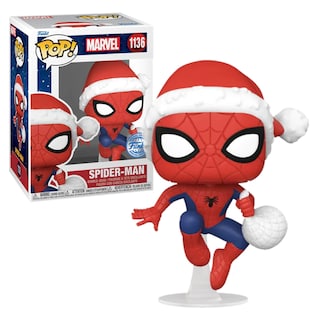 Foto 3 | Funko Pop Spider Man Con Gorro De Santa 1136 Marvel