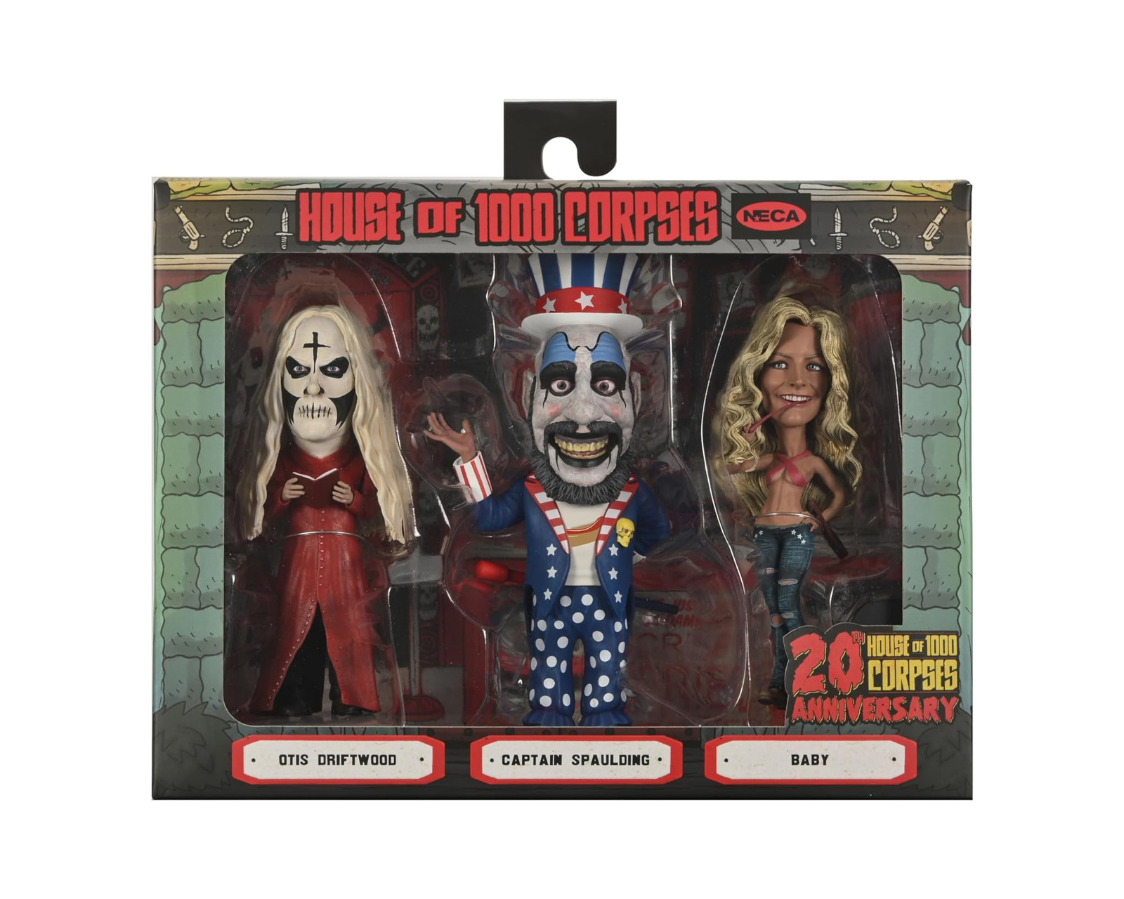 Foto 3 pulgar | Figuras Neca House Of 1000 Corpses Little Big Head 3pk