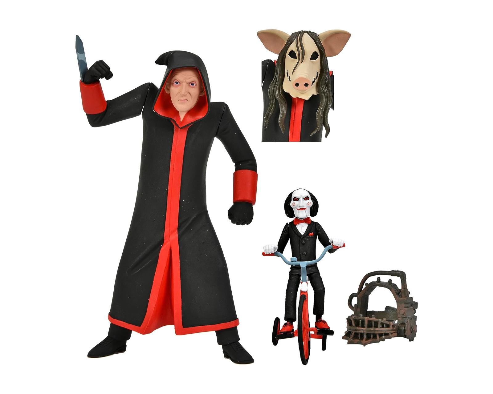 Foto 2 pulgar | Figura Neca Saw Toony Terrors Jigsaw Killer & Billy 6 In Af Box Set