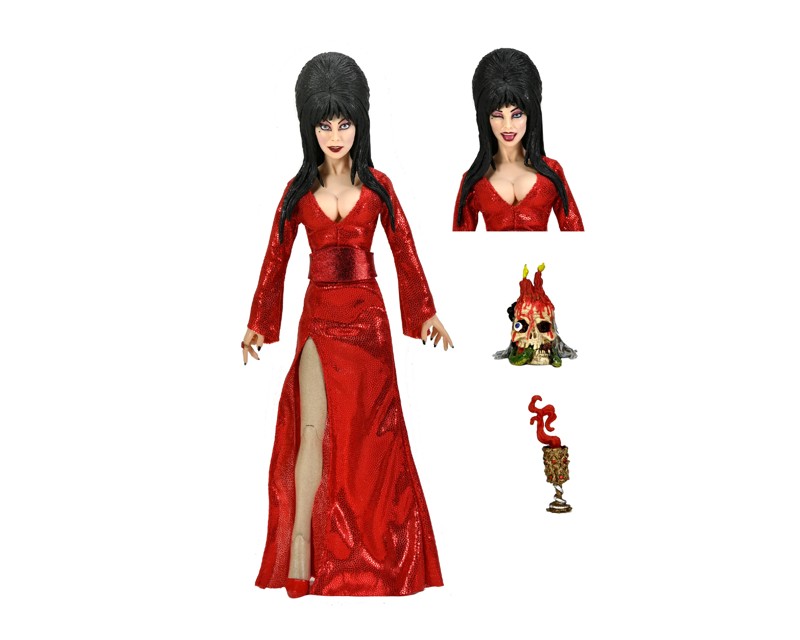 Figura Neca Elvira Vestida de Rojo