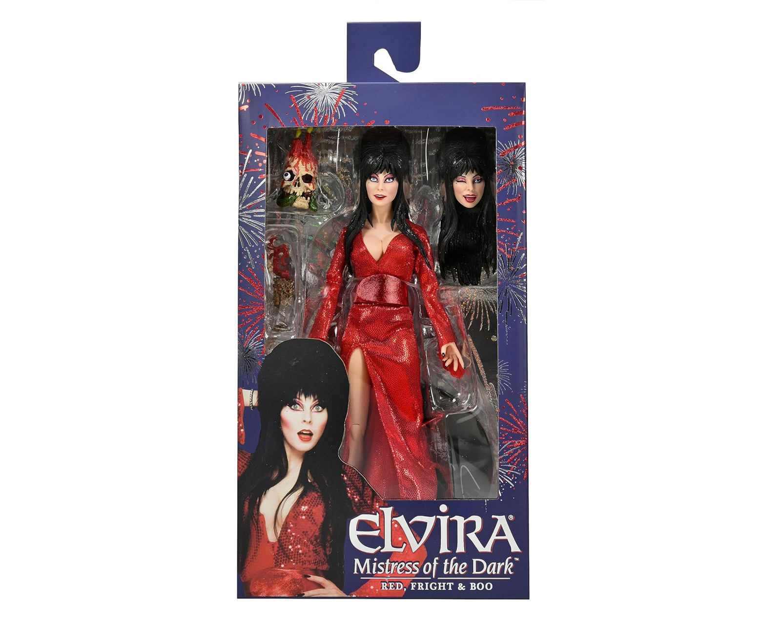 Foto 3 pulgar | Figura Neca Elvira Vestida de Rojo