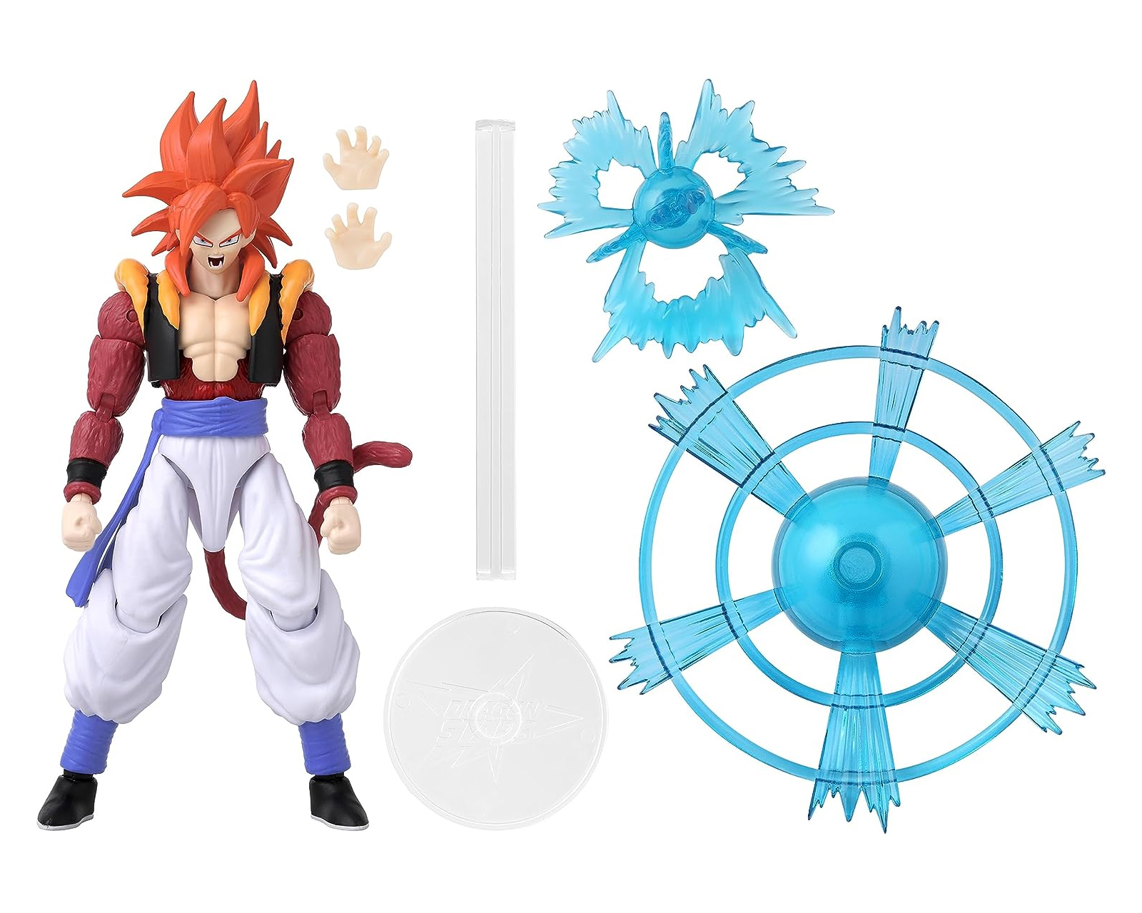 Foto 4 pulgar | Figura de Acción Bandai Dragon Stars Powerup Dragon Ball Super Saiyan 4 Gogeta