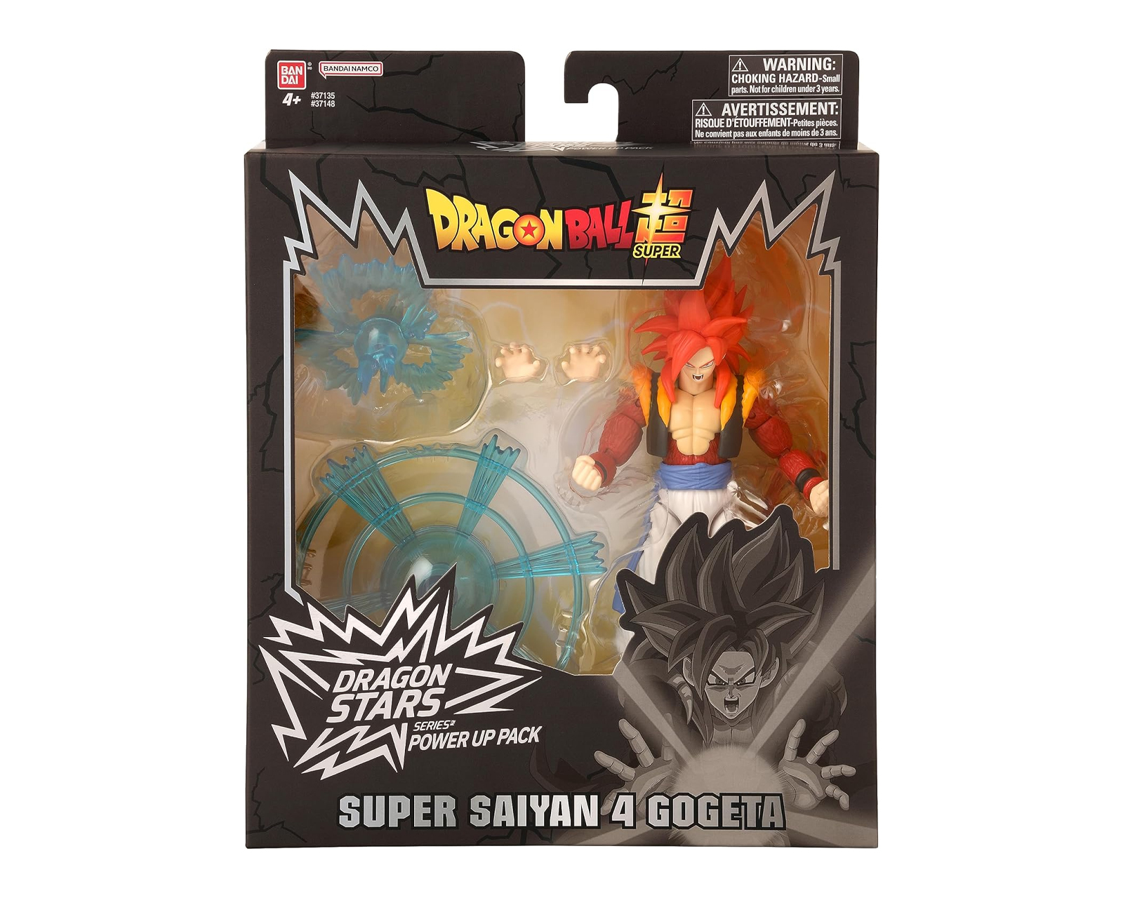 Foto 6 pulgar | Figura de Acción Bandai Dragon Stars Powerup Dragon Ball Super Saiyan 4 Gogeta