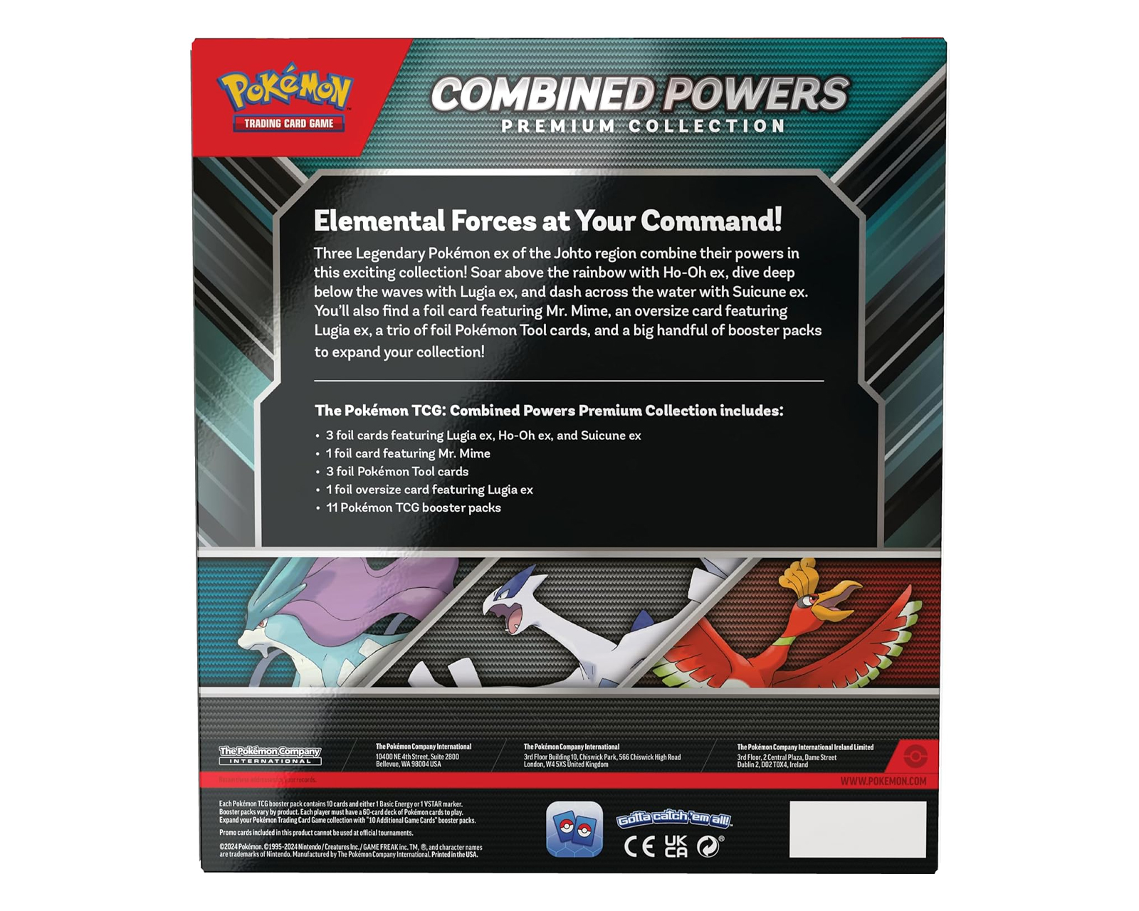 Foto 3 pulgar | Caja Pokemon Tcg Combined Powers Premium Collection Lugia Ex