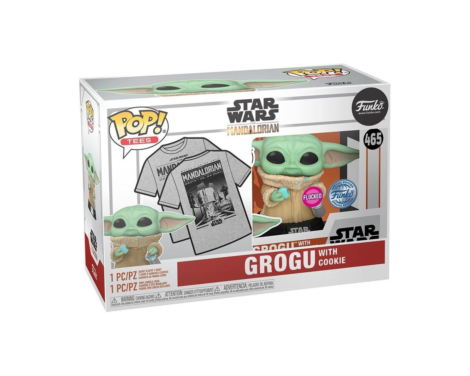 Foto 4 pulgar | Funko Pop Star Wars Mandalorian Playera G Y Grogu Galletas