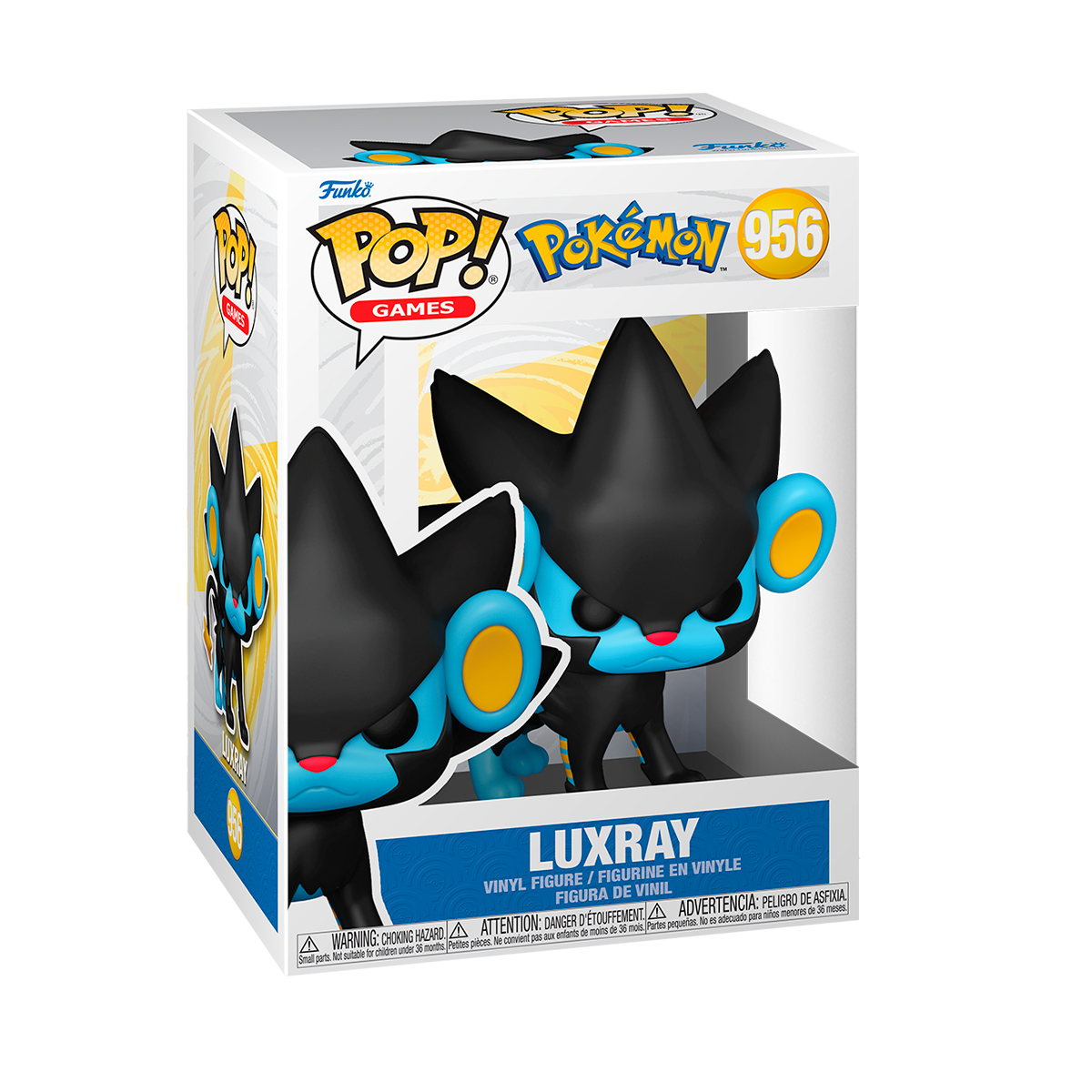 Foto 3 pulgar | Funko Pop Luxray 956 Pokedex 405 Pokémon Videojuego Ánime